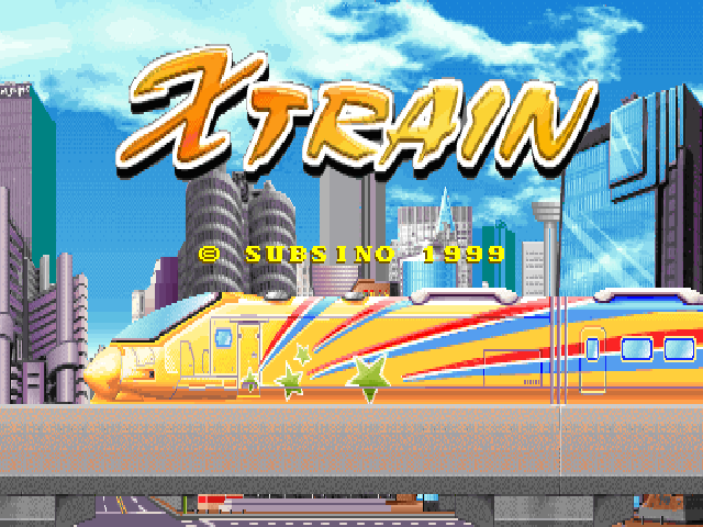 X-Train (Ver. 1.3) Title Screen